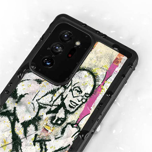 DC Comics The Flash Retro Abstract Running Pose Galaxy Note20 Ultra 5G Waterproof Case